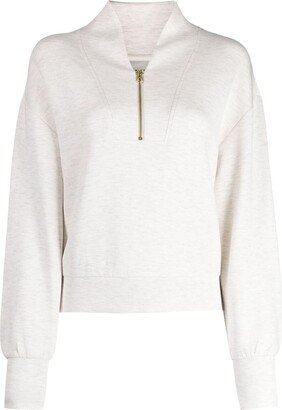 Davidson zipped sweatshirt