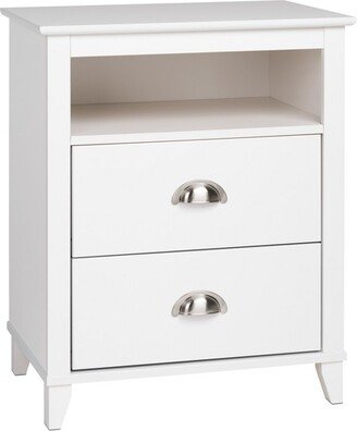 Yaletown 2 Drawer Nightstand - White