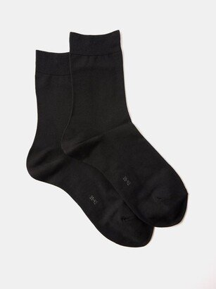 Pack Of Three Cotton-blend Ankle Socks
