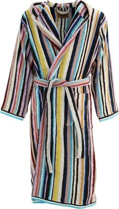 Striped Tie-Waist Robe