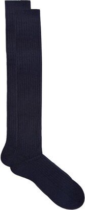 Cashmere Ribbed Socks