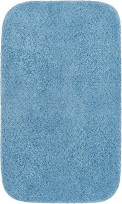 24x40 Cabernet Nylon Washable Bath Rug Runner Basin Blue