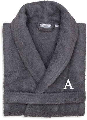 Monogrammed Unisex Small/Medium Terry Bathrobe, (A-Z)-AA