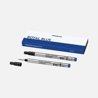 2 Rollerball Legrand Refills Broad, Royal Blue