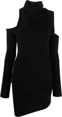 Piana cut-out merino minidress