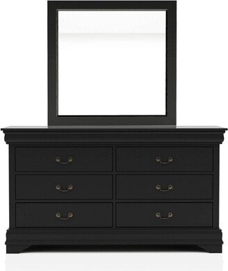 Sliver Dresser and Mirror Set - HOMES: Inside + Out