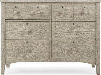 Farmhouse 6 Drawer Dresser with Interlocking Drawers