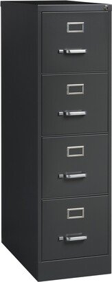 Hirsh 26.5 in 4 Dr Vertical File, Letter, Dropship, Charcoal