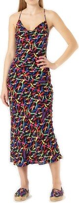 Air Printed Midi Dress