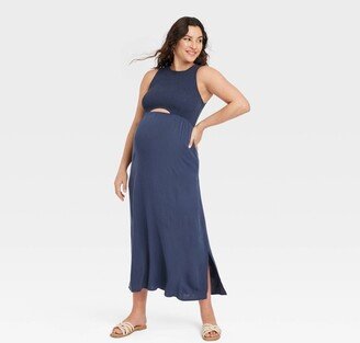 mocked Cut Out Maxi Maternity Dress - Isabel Maternity by Ingrid & Isabel™