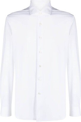 Slim-Cut Poplin Shirt