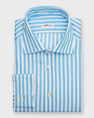 Men's Stripe Cotton Dress Shirt-AA