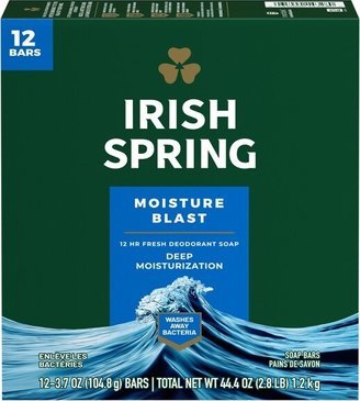 Irish Spring Bar Soap - Moisture Blast 3.7oz/12pk