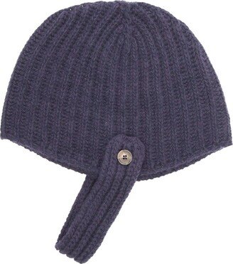 Under-Chin Buckled Beanie-AA