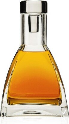 Apex Decanter - Whiskey Liquor Decanter 26 Ounces, Hand Blown Barware with Crystal Stopper, Clear Finish