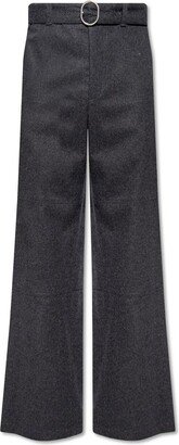 Belted Wide-Leg Trousers-AF