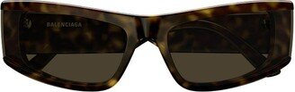 Balenciaga Eyewear Rectangular Frame Sunglasses-AB