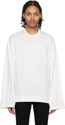 White Graphic Long Sleeve T-Shirt