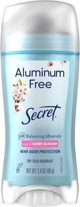 Secret Aluminum Free Deodorant for Women -Cherry Blossom - 2.4oz