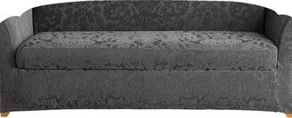 Stretch Jacquard Damask 2-Pc Sofa Slipcover Set, 96 x 40
