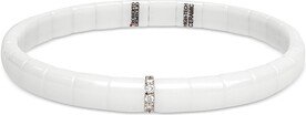 18K White Gold Pura Diamond Stretch Bracelet