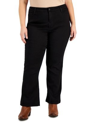 Style & Co Plus & Petite Plus Size Tummy-Control Bootcut Jeans, Created for Macy's