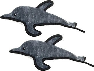 Tuffy Ocean Creature Dolphin, 2-Pack Dog Toys