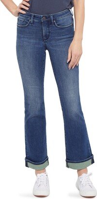 Barbara Cuffed Ankle Bootcut Jeans