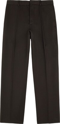 Tapered-leg Wool Trousers-AB