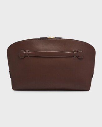 Ellie Clutch Bag in Saddle Leather