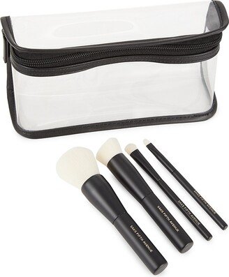 Saks Fifth Avenue Made in Italy Saks Fifth Avenue Women's 4-Piece Essential Travel Brush Set