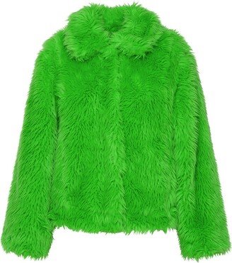 Faux-Fur Zipped Coat