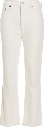 Mid-Rise Cropped Jeans-AS