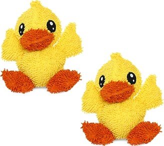 Mighty Microfiber Ball Duck, 2-Pack Dog Toys