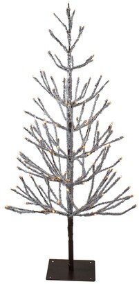 Northlight Pre-Lit Led Artificial Christmas Tree with Icicle Lights