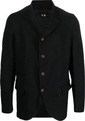 Single-Breasted Blazer Jacket-AC