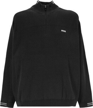 Logo-Printed High-Neck Jumper