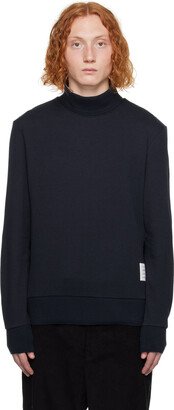 Navy Rib Turtleneck