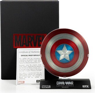 Efx Collectibles Marvel Civil War Collectibles Captain America Die Cast Shield Replica, 1:6 Scale Replica (4 inches)