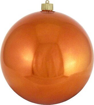 Matte Mandarin Orange Shatterproof Christmas Ball Ornament 8 (200mm)