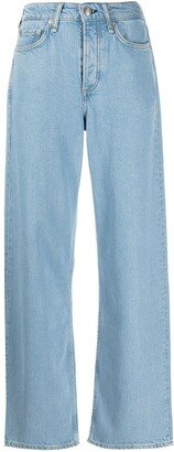 Logan high-rise wide-leg jeans-AA