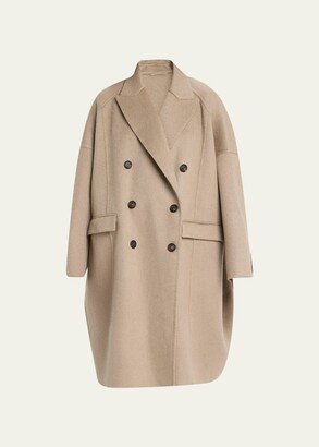 Double-Breast Cashmere Overcoat