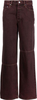 Overdyed Izey wide-leg jeans