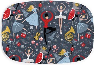 Serving Platters: Clara's Nutcracker Ballet Serving Platter, Multicolor