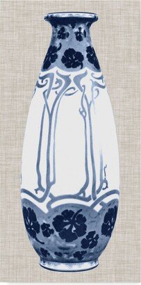 Unknown Blue & White Vase Ii Canvas Art - 37 x 49