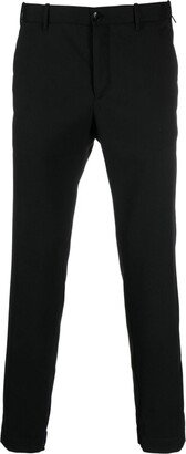 Wool-Blend Straight-Leg Trousers-AE