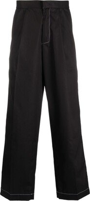 Bonsai Pleated Straight-Leg Trousers-AA