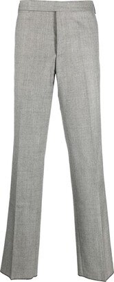 Straight-Leg Tailored Trousers-EJ