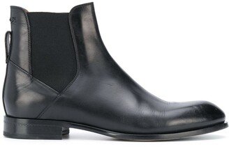 leather Chelsea boots-CU