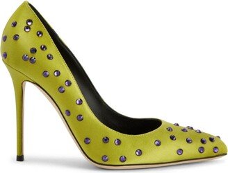 Jakye Precious 70mm satin pumps